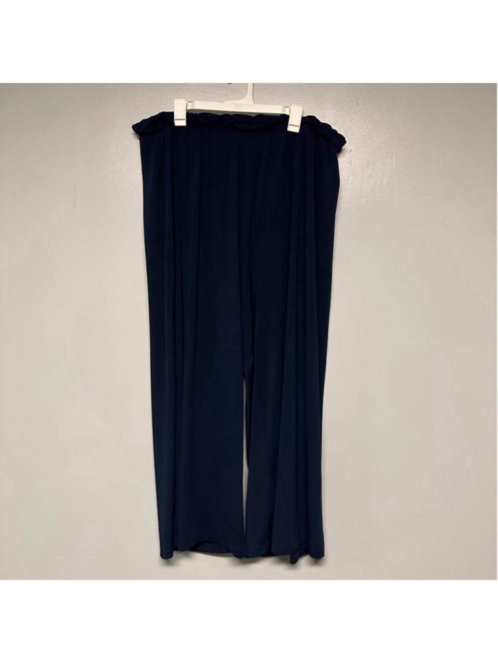 JESSICA LONDON Navy Wide Leg Pants Plus Size 26/28